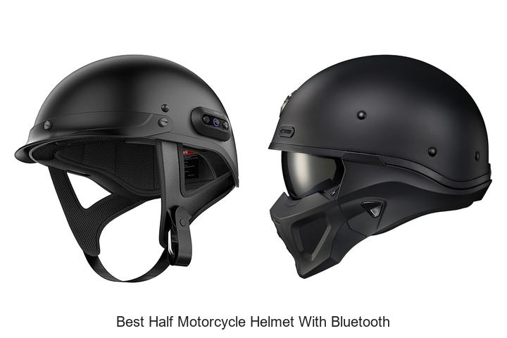 Top 12 Best Half Motorcycle Helmet With Bluetooth Unveiled!