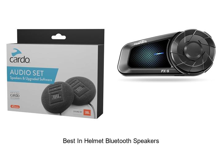Top 12 Best In Helmet Bluetooth Speakers That Rock Roads